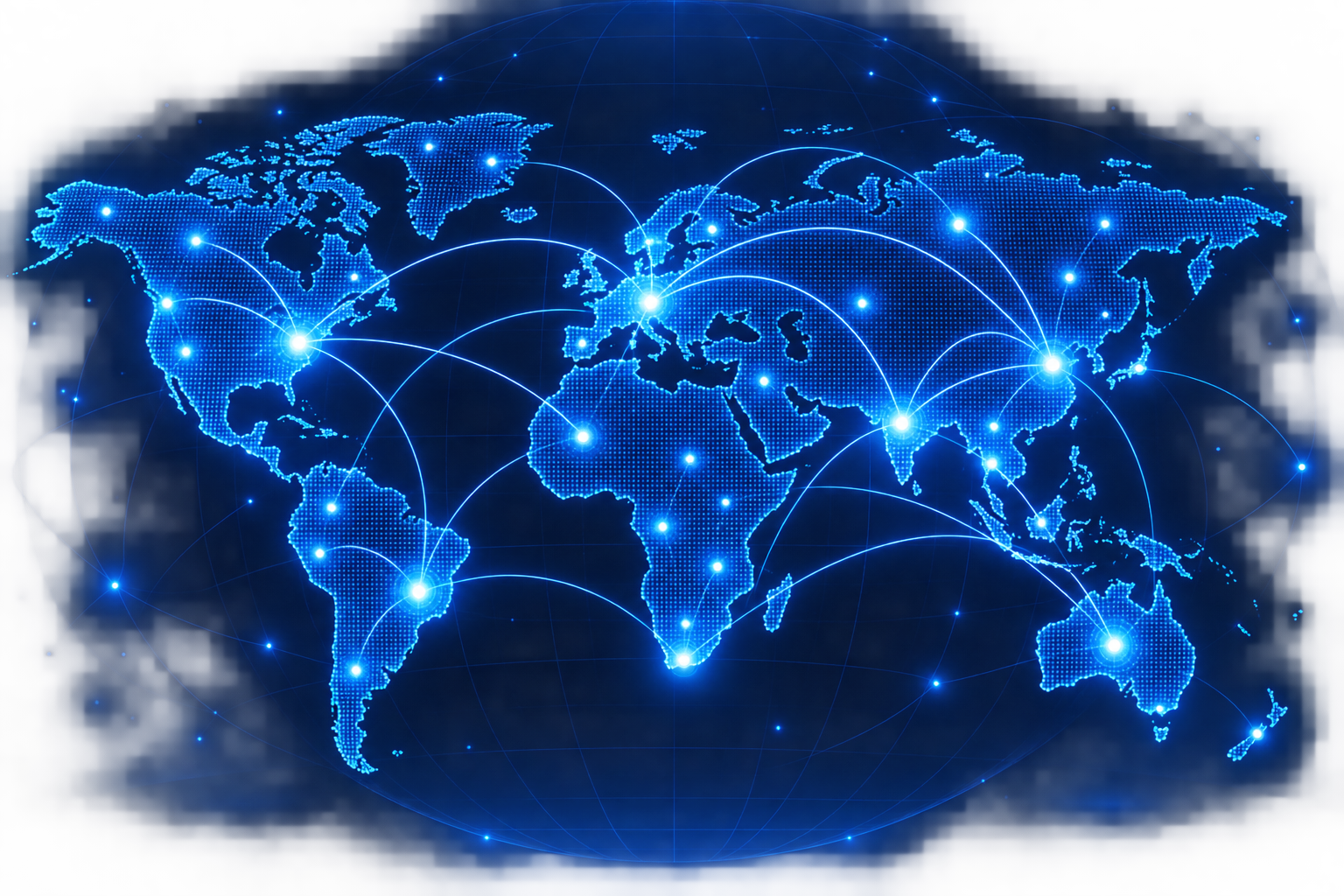 Global network map